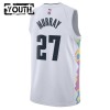 Denver Nuggets Jamal Murray Nike 2024-25 City Edition Valkoinen Pelipaidat Swingman - Lasten